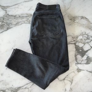 Agolde high rise taper denim